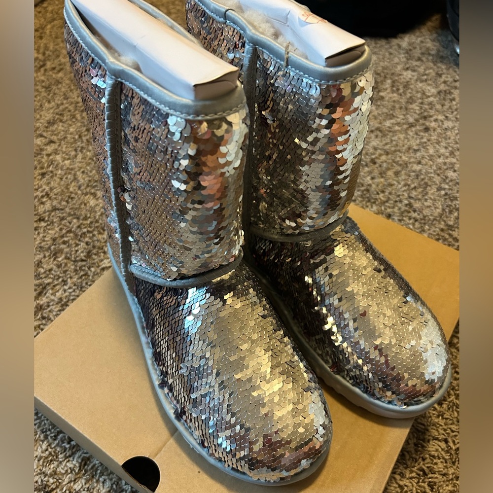 UGG Classic Short Sequin Boots